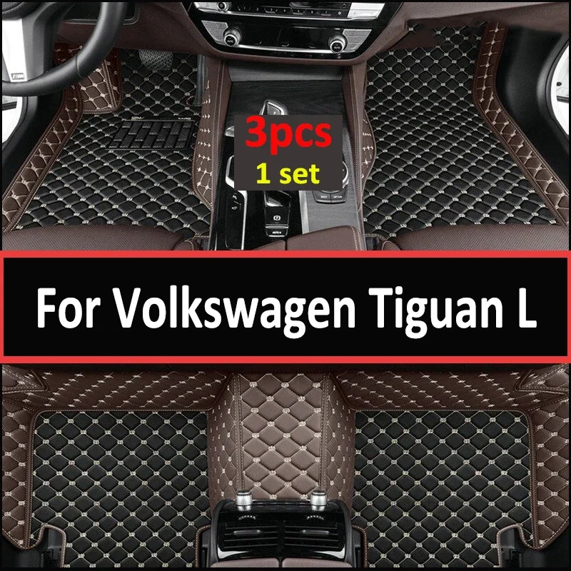 

Автомобильные коврики для VW Volkswagen Tiguan L 2023 2022 2021 2020 2019 2018 (5 сидений), автомобильные коврики для интерьера, аксессуары