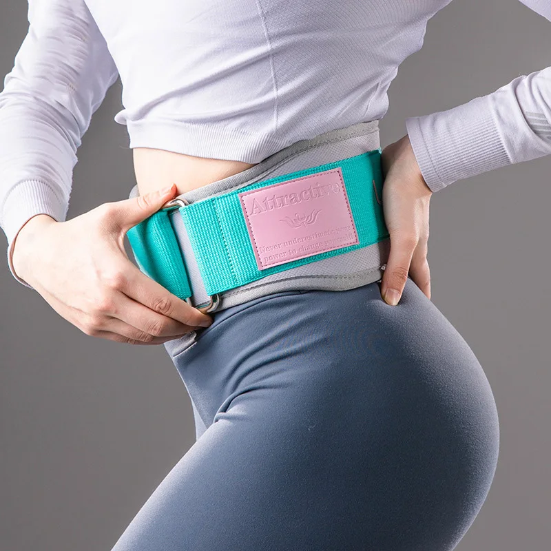 

Women Sports Waist Support Weightlifting Fitness Belt Brace Gym Fitness Waist Belt Lumbar Weightlift Bodybuilding Back Belt