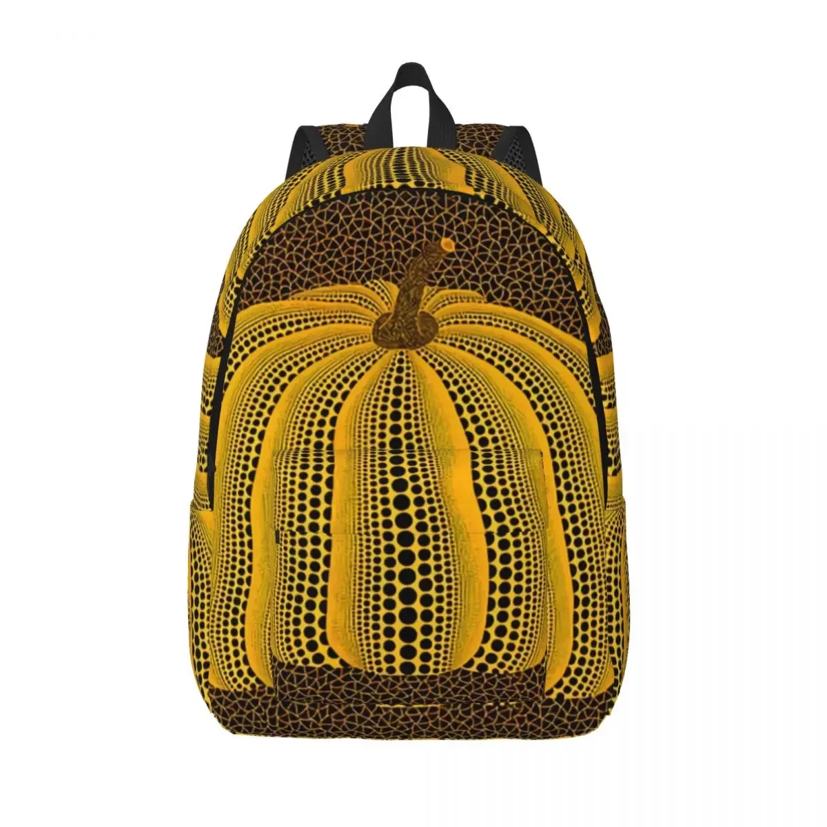 

Yayoi Kusama Pumpkin Canvas Backpacks for Men Women Waterproof College School Abstract Art Bag Printing Bookbag