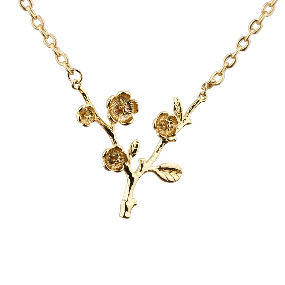 Peach Blossom 14k Gold Plated Pendant Clavicle Necklace For Women Party Jewelry Gift
Peach Blossom 14k Gold Plated Pendant Clavicle Necklace For Women Party Jewelry Gift
