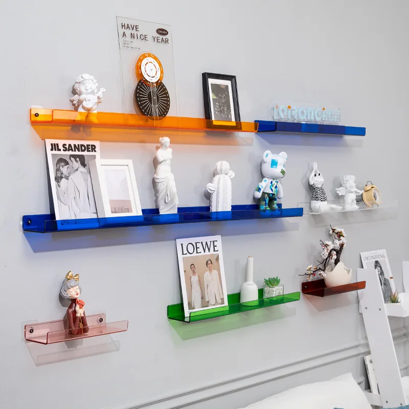 30cm Acrylic Punch-Free Wall Display Shelf Home Decoration Wall Hanging Rack Handicraft Sundries Shelves стеллаж для хранения
30cm Acrylic Punch-Free Wall Display Shelf Home Decoration Wall Hanging Rack Handicraft Sundries Shelves стеллаж для хранения