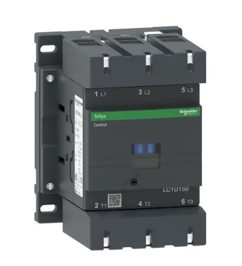 LC1D150 LC1D150FD TeSys D контактор-3P(3 NO) - AC-3 - = 440 V 150 A - 110 V DC стандартная катушка 
LC1D150 LC1D150FD TeSys D контактор-3P(3 NO) - AC-3 - = 440 V 150 A - 110 V DC стандартная катушка