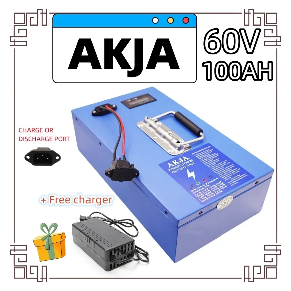 Air fast transportation New Full Capacity Power 18650 Lithium Battery 60V 20AH-100AH Lithium Battery Pack Suitable for 250-2000W
Air fast transportation New Full Capacity Power 18650 Lithium Battery 60V 20AH-100AH Lithium Battery Pack Suitable for 250-2000W