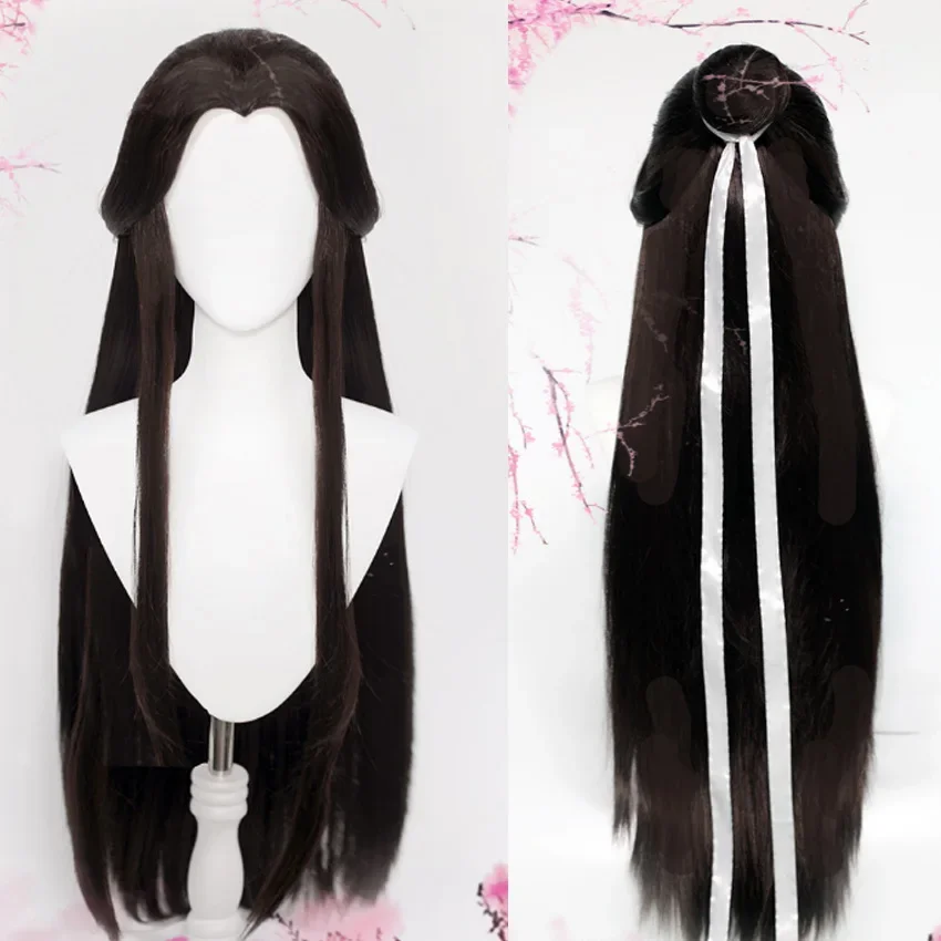 

Anime Heaven Official's Blessing Cosplay Xie Lian Wig Black Hair Tian Guan Ci Fu Hanfu Wigs Men Halloween Props