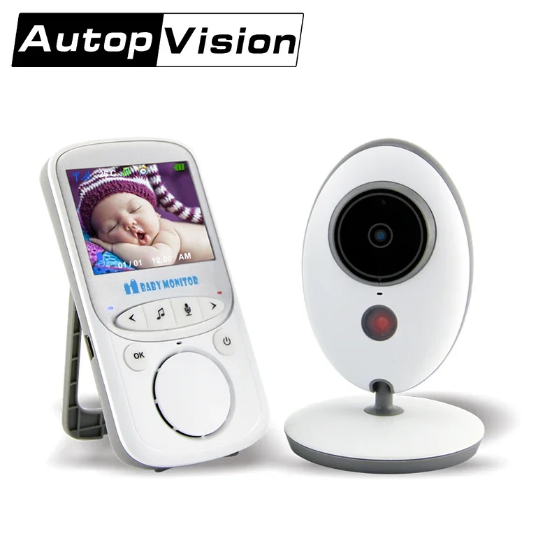 

Baby Monitor VB605 Wireless LCD Audio Video IR 24h Portable Baby Camera Nanny Music intercom Night Vision Temperature Monitoring