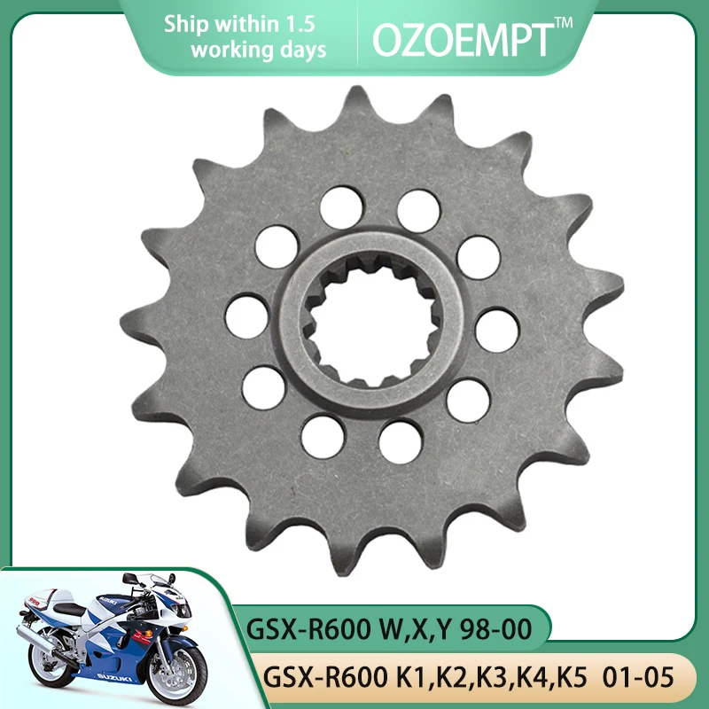 OZOEMPT 525-16T Motorcycle Front Sprocket Apply to GSR600 B Yoshimura GSX-R600 V,W,X ,Y,K1,K2,K3,K4,K5,K6,K7,K8,K9,L0,M0,M1
OZOEMPT 525-16T Motorcycle Front Sprocket Apply to GSR600 B Yoshimura GSX-R600 V,W,X ,Y,K1,K2,K3,K4,K5,K6,K7,K8,K9,L0,M0,M1