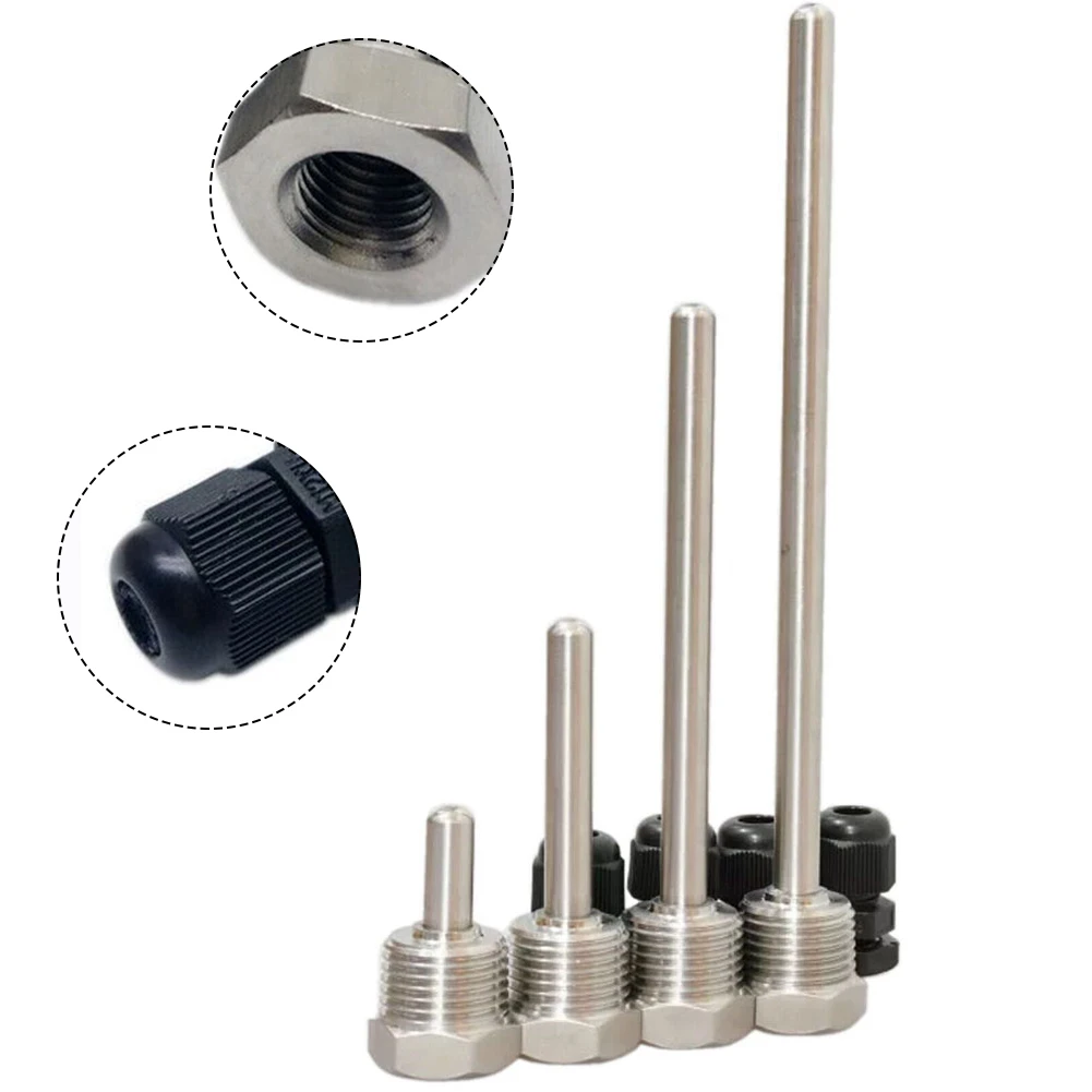 2pc Temperature Sensor For Immersion Sleeve G 1/2" Thread 304 Stainless Steel Sensor For Temperature Solar Accessories
2pc Temperature Sensor For Immersion Sleeve G 1/2" Thread 304 Stainless Steel Sensor For Temperature Solar Accessories