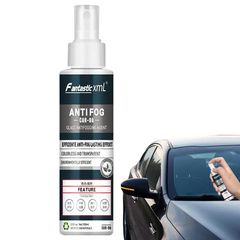 

Anti Fog Spray For Mirror 100ml Fog Free Spray For Car Windshield Fog Free Spray Cleaner For Lenses Goggles Headsets Antifogging