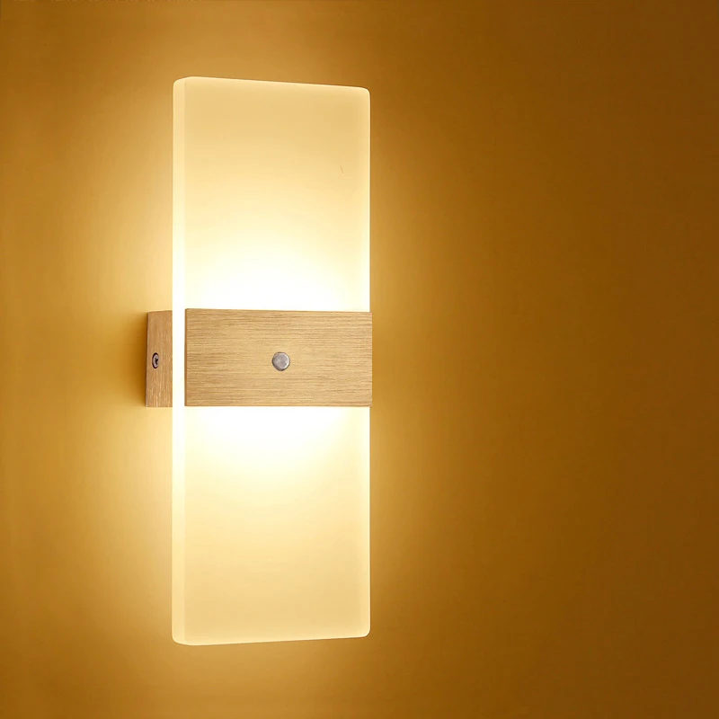 Внутреннее настенное бра с датчиком движения, 12 Вт, светильник с креплением вверх/вниз, безопасное искусственное покрытие, поверхностный монтаж 2835, акриловая лестница, крыльцо, коридора, бара 
Внутреннее настенное бра с датчиком движения, 12 Вт, светильник с креплением вверх/вниз, безопасное искусственное покрытие, поверхностный монтаж 2835, акриловая лестница, крыльцо, коридора, бара