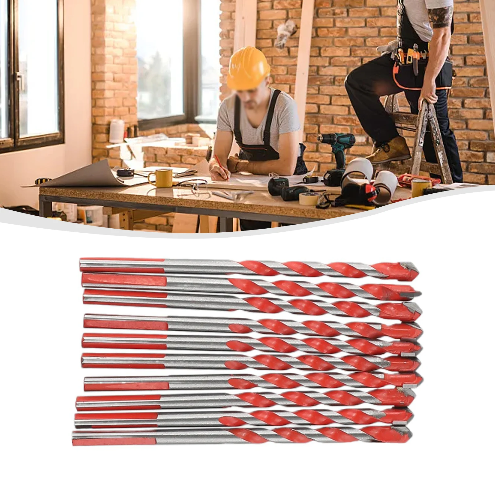 10pcs 6mm Multifunction Drill Bits Set Ceramic Wall Tile Marble Glass Punching Hole Saw Drilling Bits Working For Power Tools
10pcs 6mm Multifunction Drill Bits Set Ceramic Wall Tile Marble Glass Punching Hole Saw Drilling Bits Working For Power Tools