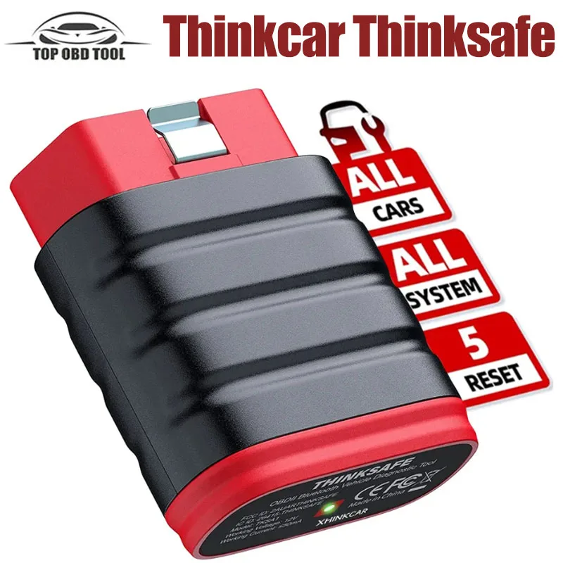 

Thinkcar Thinksafe OBD2 Bluetooth Scanner Code Reader Car All System Scan 5 Reset OBD 2 Auto Diagnostic Tools PK Thinkdiag