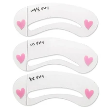 3 styles DIY make up tools Eyebrow stencil reusable mold for eyebrows enhancer drawing guide card brow template
3 styles DIY make up tools Eyebrow stencil reusable mold for eyebrows enhancer drawing guide card brow template