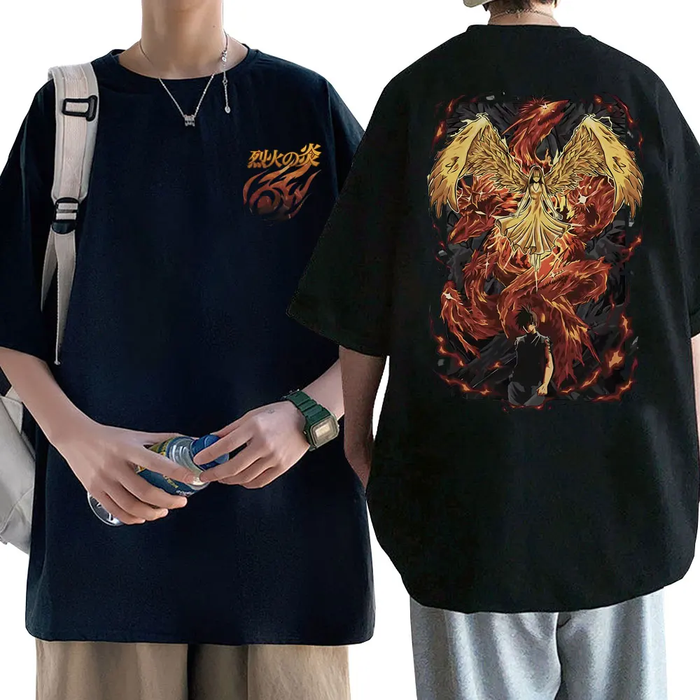 Japanese Anime Flame of Recca Double Sided Print T-shirt Men Women Manga Vintage Tshirt Male Casual Oversized Short Sleeve Tees
Japanese Anime Flame of Recca Double Sided Print T-shirt Men Women Manga Vintage Tshirt Male Casual Oversized Short Sleeve Tees