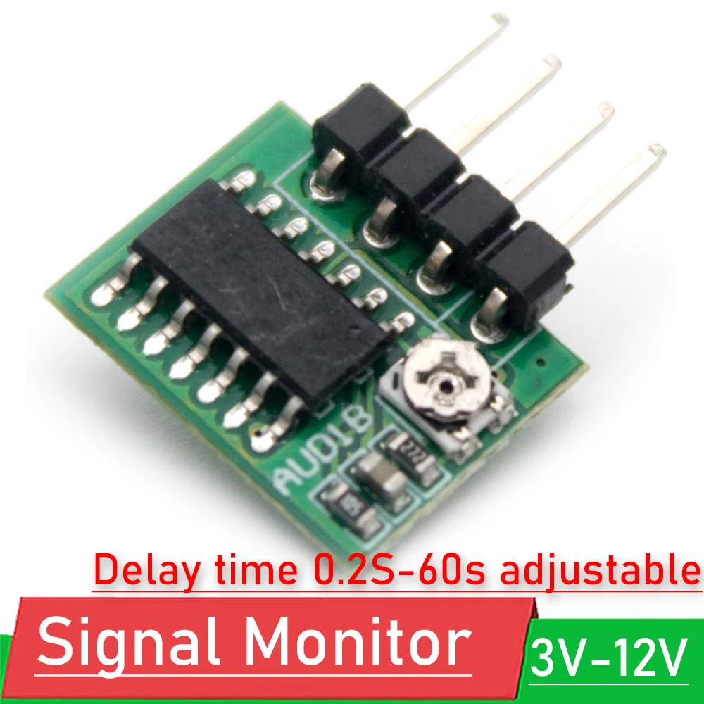 DYKB dc 3V-12V Audio/ Video Signal Monitor AV Detection Test Tester Delay Circuit Module Delay time 0.2S-60s adjustable NEW
DYKB dc 3V-12V Audio/ Video Signal Monitor AV Detection Test Tester Delay Circuit Module Delay time 0.2S-60s adjustable NEW