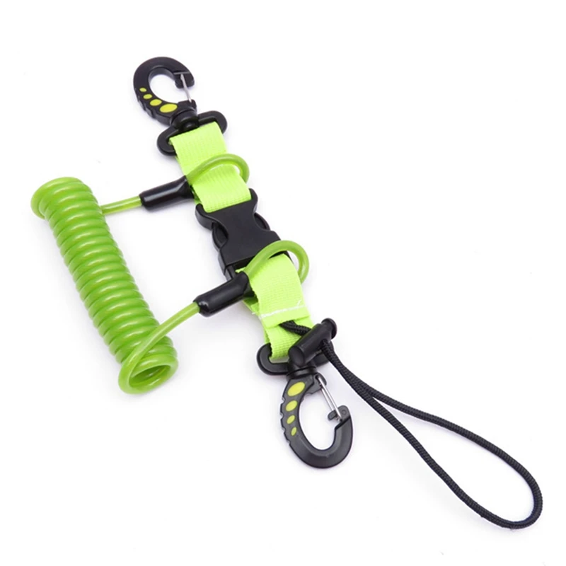 Scuba Diving Lanyard Coil Springs Camera Lanyard Spiral With Ring Dive For Dive Lights Underwater Diving Rods 
Scuba Diving Lanyard Coil Springs Camera Lanyard Spiral With Ring Dive For Dive Lights Underwater Diving Rods