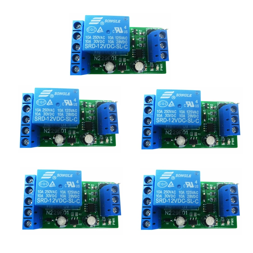 

5 PCS TYPE-C USB DC 5V 12V TTL232 Relay Module PC UART Serial Port Switch for Arduino UNO MEGA Raspberry PI