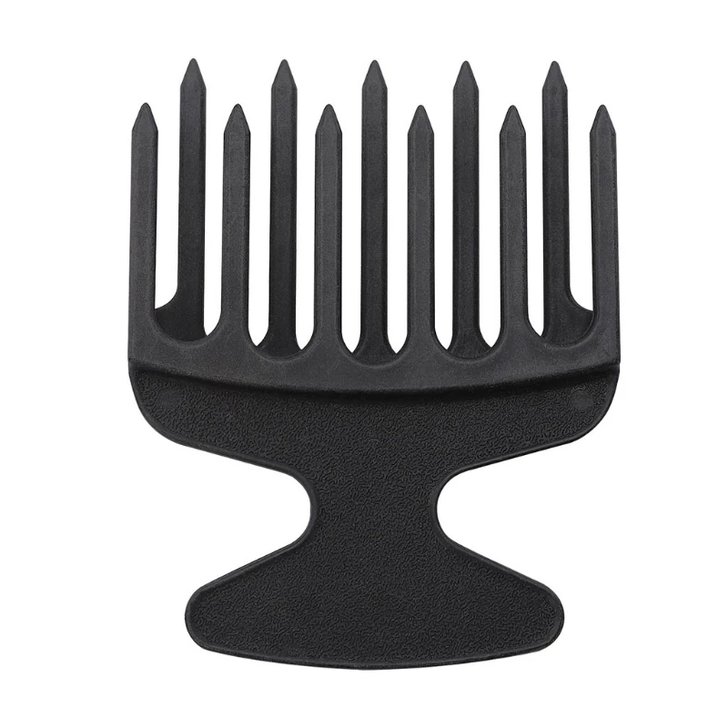 

Plastic Wide Big Tooth Afro Hair Pick Comb Detangle Wig Braid Hairbrush Oil Head Fork Hairdressing Styling Modeling Tool
