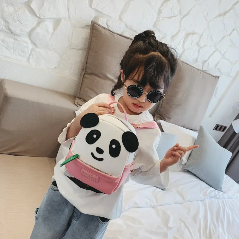 Korean Style Mini Kindergarten School Backpack for Girls Panda Kids Cute Bookbag PU Leather Backpack
Korean Style Mini Kindergarten School Backpack for Girls Panda Kids Cute Bookbag PU Leather Backpack