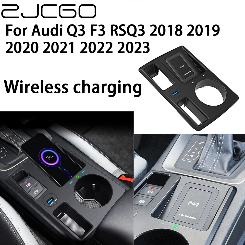 ZJCGO 15W Car QI Mobile Phone Fast Charging Wireless Charger for Audi Q3 F3 RSQ3 2018 2019 2020 2021 2022 2023
ZJCGO 15W Car QI Mobile Phone Fast Charging Wireless Charger for Audi Q3 F3 RSQ3 2018 2019 2020 2021 2022 2023