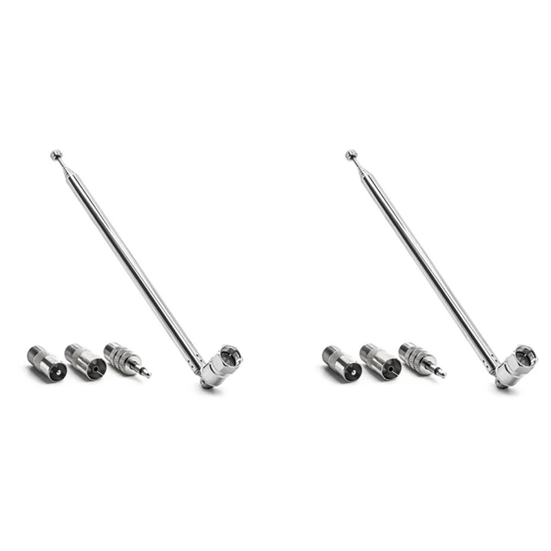 RISE-2X Rod Antenna 3.5Mm Adapter FM Radio Antenna Replacement Telescopic Screw F Type Male Plug Connector AV Stereo Receiver
RISE-2X Rod Antenna 3.5Mm Adapter FM Radio Antenna Replacement Telescopic Screw F Type Male Plug Connector AV Stereo Receiver