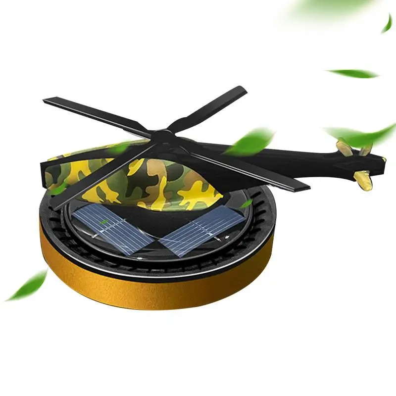 

Solar Car Perfume Helicopter Propeller Air Freshener Interior Decoration Accessory Car Aromatherapy Rotating Fragrance Diffuser