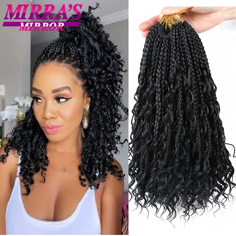 Crochet Goddess Box Braids With Curly Ends Bob Bohemian Synthetic Box Braids Crochet Hair Black Ombre Braiding Hair Extensions
Crochet Goddess Box Braids With Curly Ends Bob Bohemian Synthetic Box Braids Crochet Hair Black Ombre Braiding Hair Extensions