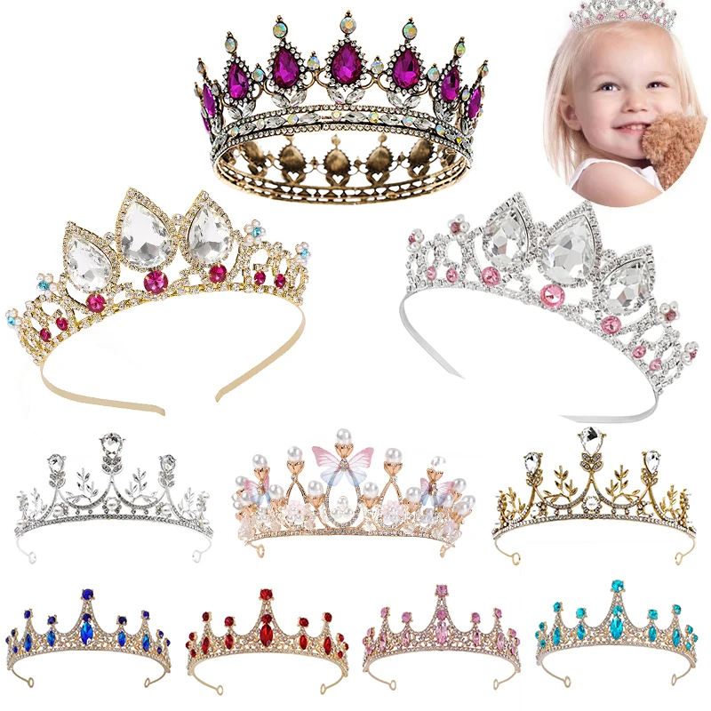 Fashion Girls Colorful Crystal Tiara Bridal Crowns Wedding Hair Accessories Women Headpiece Diadems Hair Headband Jewelry Gifts
Fashion Girls Colorful Crystal Tiara Bridal Crowns Wedding Hair Accessories Women Headpiece Diadems Hair Headband Jewelry Gifts