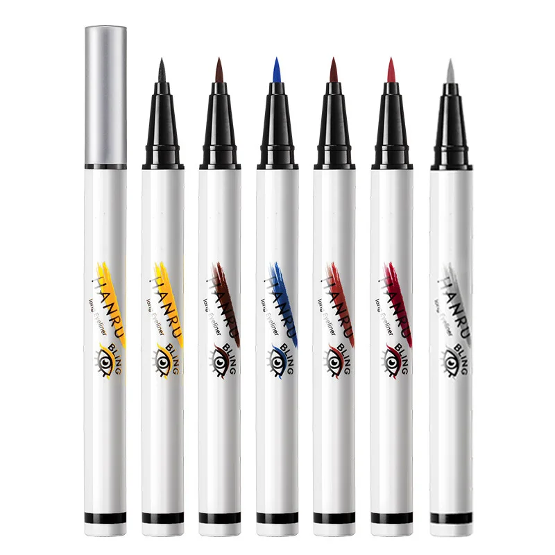 

Colorful Long-lasting Liquid Eyeliner Pen Waterproof Fast Pencil Cosmetic Double-ended Eye Liner Smooth MakeUp Tools TSLM1