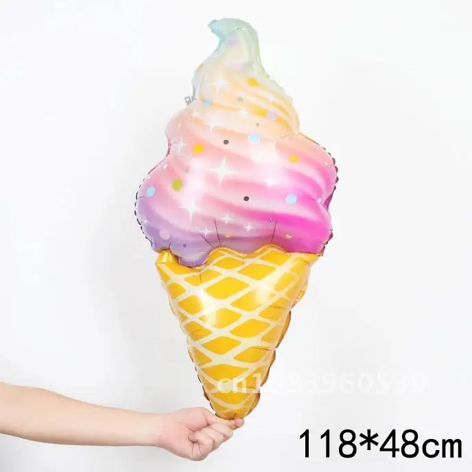 Balloon birthday party decoration large ice cream cone children's toys donut candy balloons baby shower summer kid toys globos 
Balloon birthday party decoration large ice cream cone children's toys donut candy balloons baby shower summer kid toys globos
