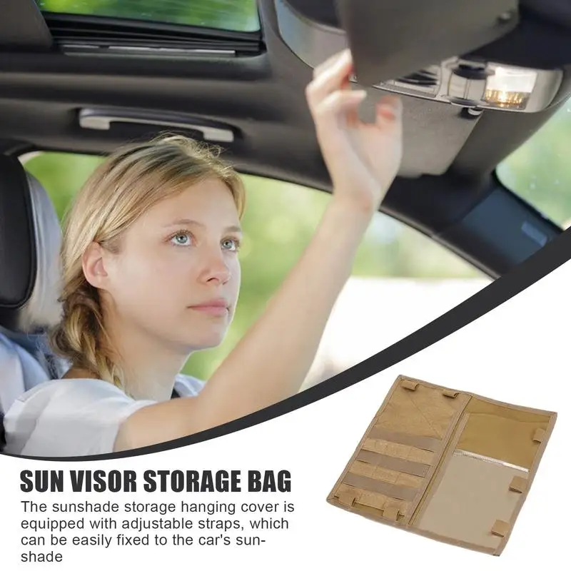 Small Tools Organizer Multifunctional Car Storage Supplies for Journey Hiking Sun Visor Organizer Oxford Cloth Visor Storage
Small Tools Organizer Multifunctional Car Storage Supplies for Journey Hiking Sun Visor Organizer Oxford Cloth Visor Storage