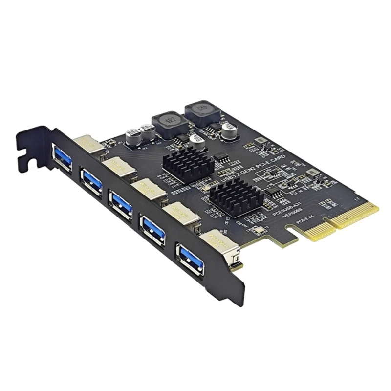 5-портовая карта расширения USB3.0 PCIE PCIE на 5 карт расширения USB3.0 Внутренние преобразователи-концентраторы USB3.0 для
5-портовая карта расширения USB3.0 PCIE PCIE на 5 карт расширения USB3.0 Внутренние преобразователи-концентраторы USB3.0 для