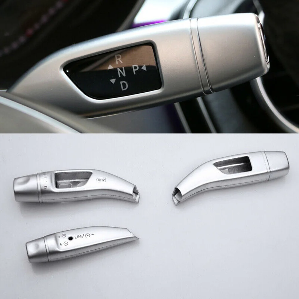 3pcs Car Styling Chrome Wiper Shift Lever Cruise Covers Frame Stickers Kit Trim For Mercedes Benzs CLA GLC C E S Class W205 W213
3pcs Car Styling Chrome Wiper Shift Lever Cruise Covers Frame Stickers Kit Trim For Mercedes Benzs CLA GLC C E S Class W205 W213