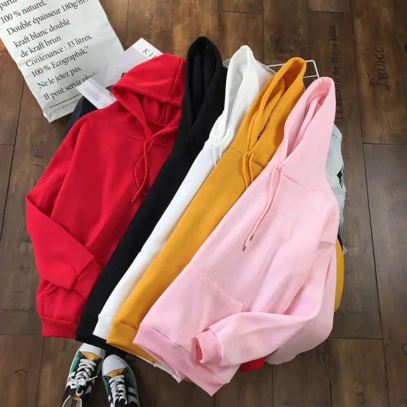 Hoodie Women's Winter 2023 New Long-sleeved Solid Color Student Hooded Jacket for Men and Women with Fleece Hooded Sweatshirt
Hoodie Women's Winter 2023 New Long-sleeved Solid Color Student Hooded Jacket for Men and Women with Fleece Hooded Sweatshirt
