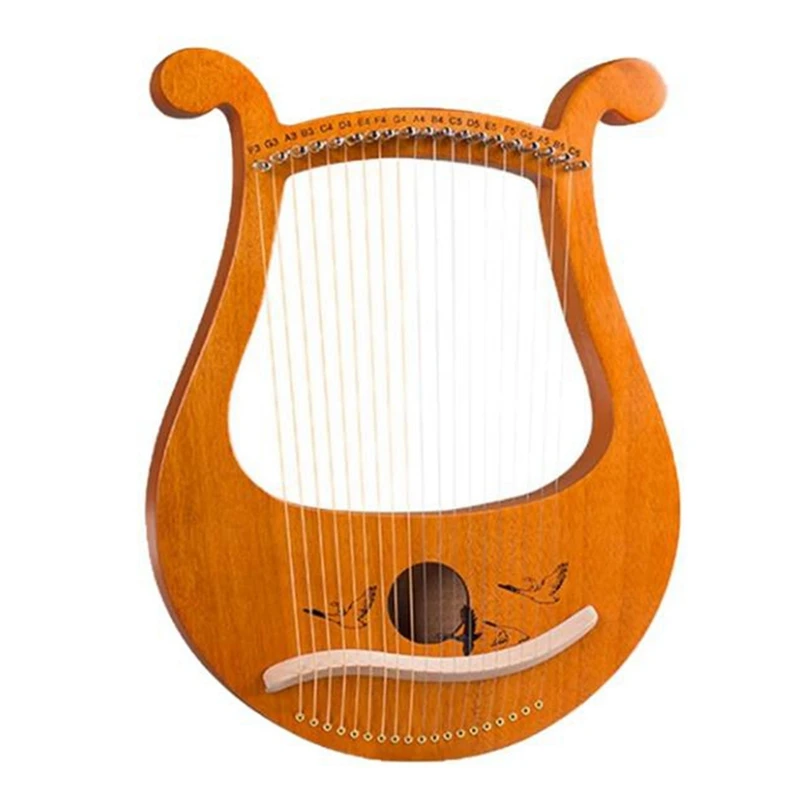 Lyre Harp,19 String Greek Violin,19 String Lyre Unique Patterns Carved Phonetic Symbols,For Music Lovers Beginners,Etc
Lyre Harp,19 String Greek Violin,19 String Lyre Unique Patterns Carved Phonetic Symbols,For Music Lovers Beginners,Etc