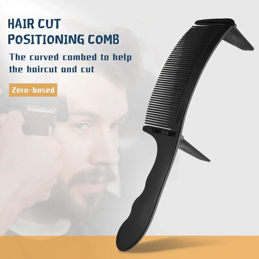 Professional Curved Positioning Hair Clipper Cutting Comb Barber Anti-static Flat Top Comb Salon Styling Comb Hairdressing Brush
Professional Curved Positioning Hair Clipper Cutting Comb Barber Anti-static Flat Top Comb Salon Styling Comb Hairdressing Brush