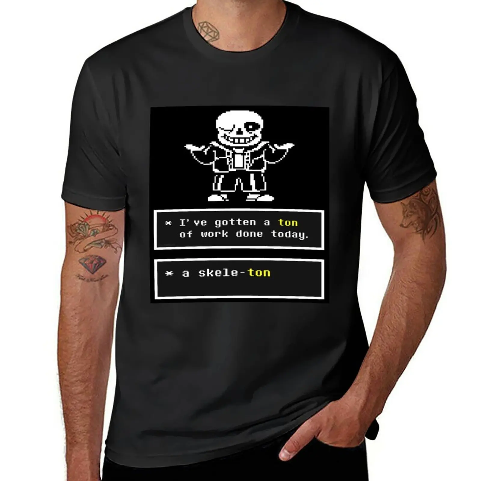 New Undertale - Sans Skeleton - Undertale T shirt T-Shirt summer tops sports fan t-shirts sublime t shirt clothes for men
New Undertale - Sans Skeleton - Undertale T shirt T-Shirt summer tops sports fan t-shirts sublime t shirt clothes for men