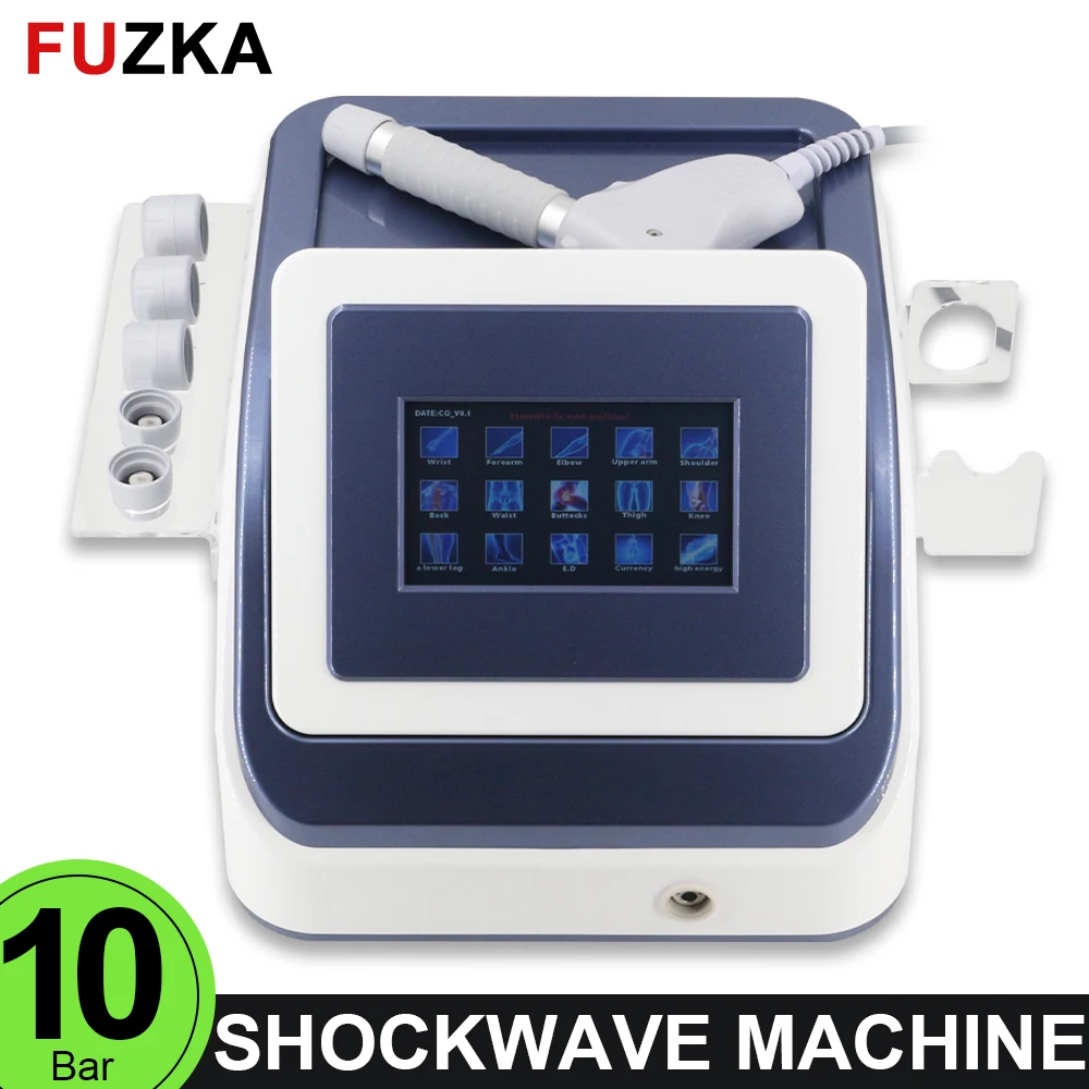 

10Bar Pneumatic Shockwave Therapy Machine Shock Wave For ED Treatment Sport Injury Pain Relieve Body Relax Nursing Massager