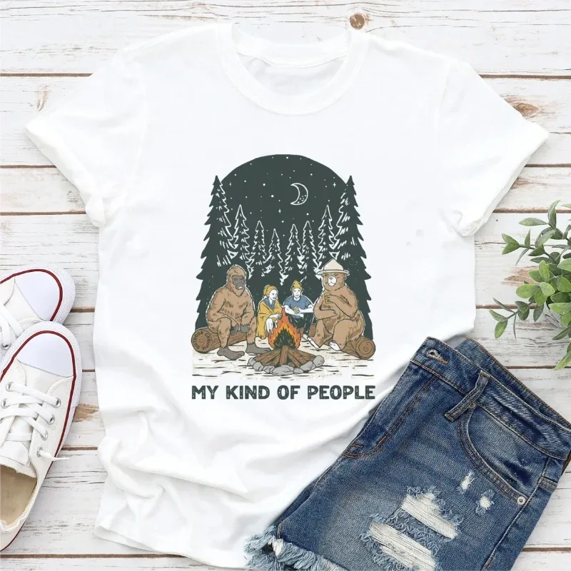 Модные трендовые топы, Женская хлопковая Футболка с принтом, женская рубашка для отдыха и кемпинга, летняя футболка для отдыха, Новинка для путешествий и кемпинга 
Модные трендовые топы, Женская хлопковая Футболка с принтом, женская рубашка для отдыха и кемпинга, летняя футболка для отдыха, Новинка для путешествий и кемпинга