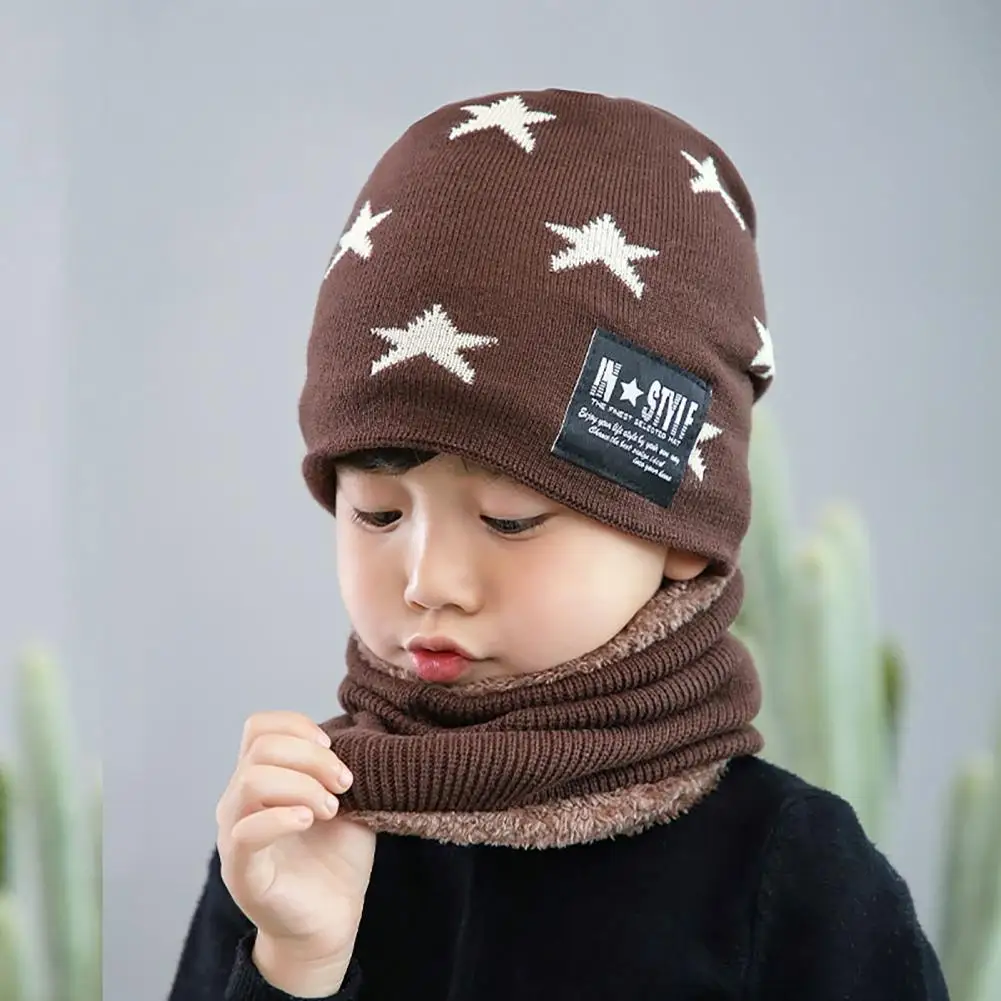 2Pcs/Set Trendy Children Hat Scarf Ear Protection Soft Knitted Hat Scarf Kids Boys Girls Warm Fleece Hat Snood Scarf Set
2Pcs/Set Trendy Children Hat Scarf Ear Protection Soft Knitted Hat Scarf Kids Boys Girls Warm Fleece Hat Snood Scarf Set