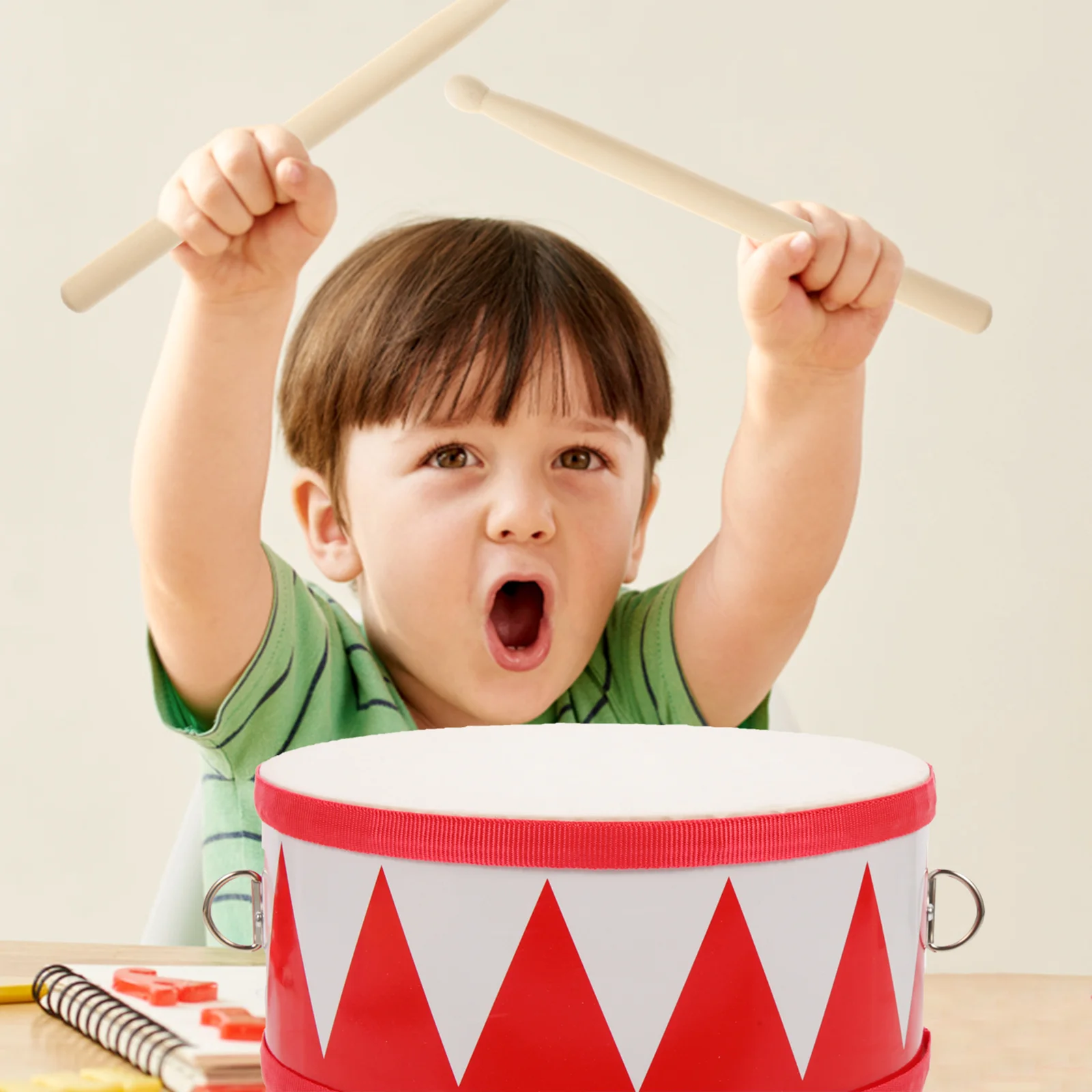 of Percussion Toy Snare Drum Early Learning Education Toy Percussion Snare Drum Children's Toy Two-sided Snare Drum
of Percussion Toy Snare Drum Early Learning Education Toy Percussion Snare Drum Children's Toy Two-sided Snare Drum
