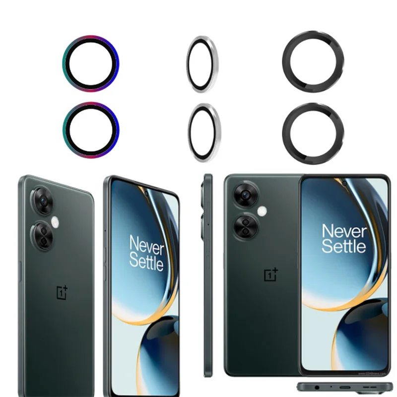 

Rear Camera Lens Protectors for OnePlus Nord N30 Back Metal Ring Glass for One Plus Nord N30 Protective Glass Cover Case
