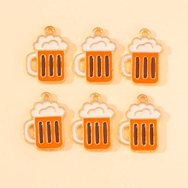 20Pcs 14x19mm Enamel Cup Beer Mug Charms Golden Alloy Pendant for Bracelet Necklace Earrings Jewelry Making Supplies Wholesale
20Pcs 14x19mm Enamel Cup Beer Mug Charms Golden Alloy Pendant for Bracelet Necklace Earrings Jewelry Making Supplies Wholesale