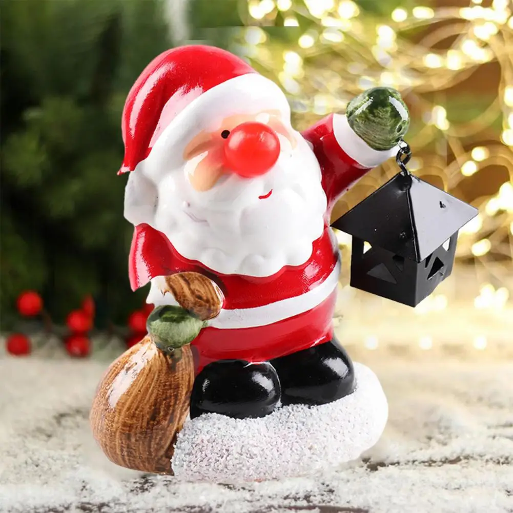 

Durable Holiday Ornament Festive Decor Festive Led Christmas Ornaments Durable Snowman Santa Claus Night Lights for Holiday