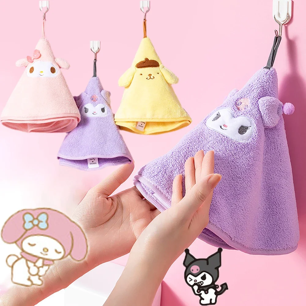 Sanrios Kuromi Mymelody kawaii Мультяшные детские подвесные полотенца для рук аниме плюшевое мягкое полотенце из микрофибры для ванной комнаты банное полотенце
Sanrios Kuromi Mymelody kawaii Мультяшные детские подвесные полотенца для рук аниме плюшевое мягкое полотенце из микрофибры для ванной комнаты банное полотенце