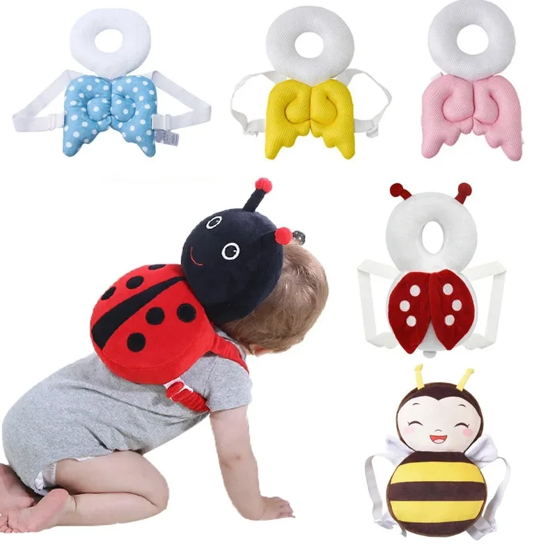 

New Brand Cute Baby Infant Toddler Newborn Head Back Protector Safety Pad Harness Headgear Cartoon Baby Head Protection Pad