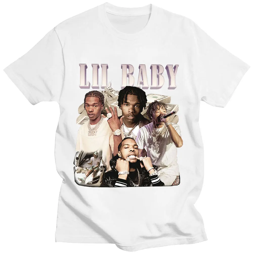New Lil Baby Rap Star Tshirts Hip Hop Rapper Men T Shirt Vintage 90s Graphic Tees Short Sleeve T-shirts Streetwear Harajuku Tops
New Lil Baby Rap Star Tshirts Hip Hop Rapper Men T Shirt Vintage 90s Graphic Tees Short Sleeve T-shirts Streetwear Harajuku Tops