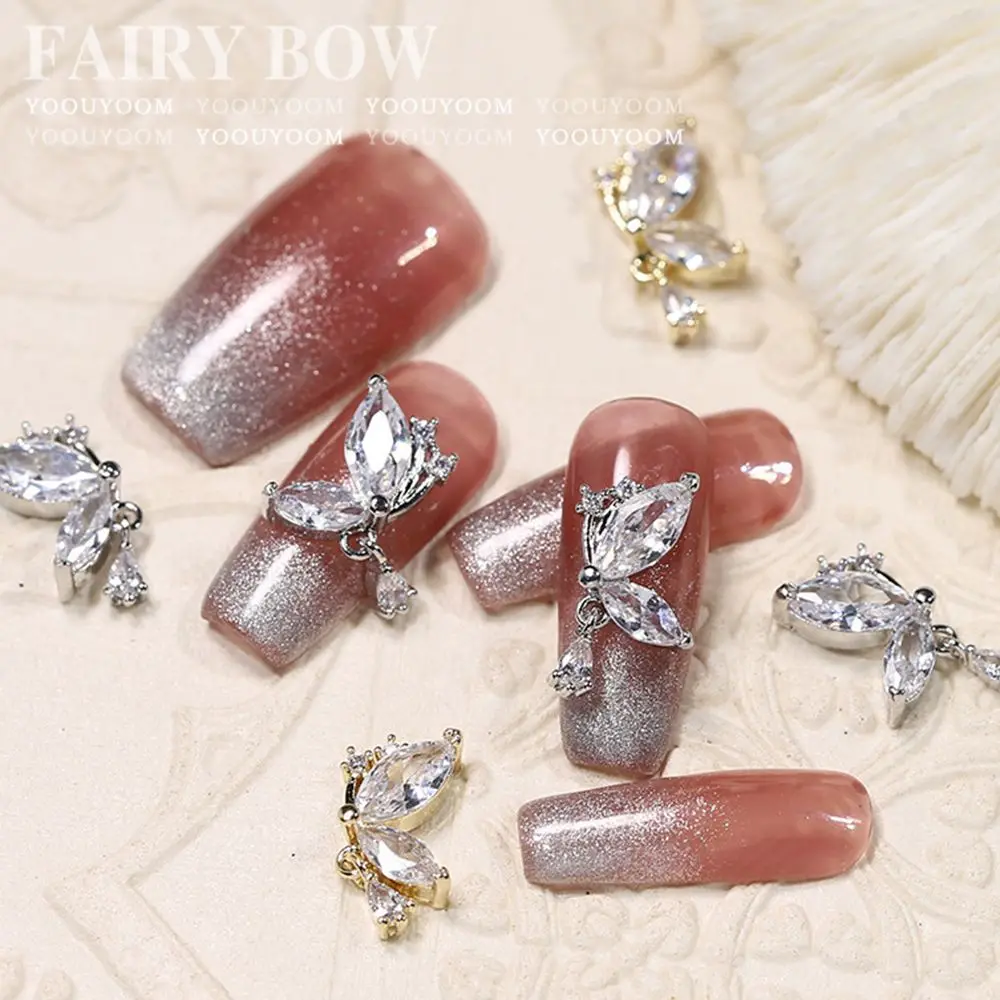 Gold Silver Nail Ornaments Glitter Zircon Butterfly Nail Charms Nail Rhinestones Manicure Accessories 3D Nail Art Decorations
Gold Silver Nail Ornaments Glitter Zircon Butterfly Nail Charms Nail Rhinestones Manicure Accessories 3D Nail Art Decorations