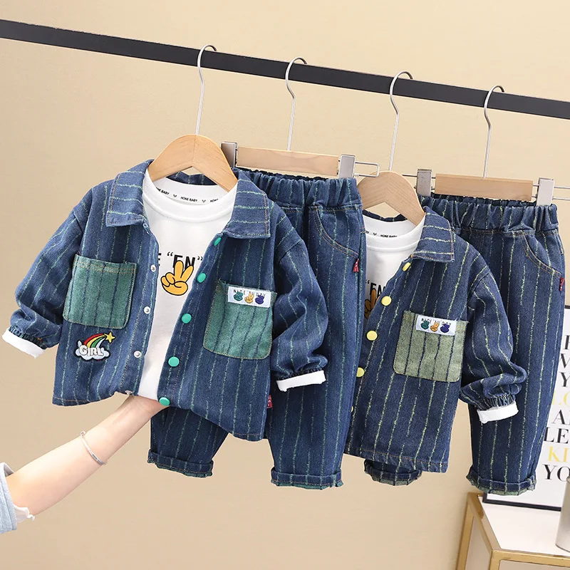 Boys Clothing Sets Spring Autumn Children Fashion Coats Sweatshirts Pants 3pcs Tracksuits For Baby 1 To 6 Years Kids Suit Outfit
Boys Clothing Sets Spring Autumn Children Fashion Coats Sweatshirts Pants 3pcs Tracksuits For Baby 1 To 6 Years Kids Suit Outfit