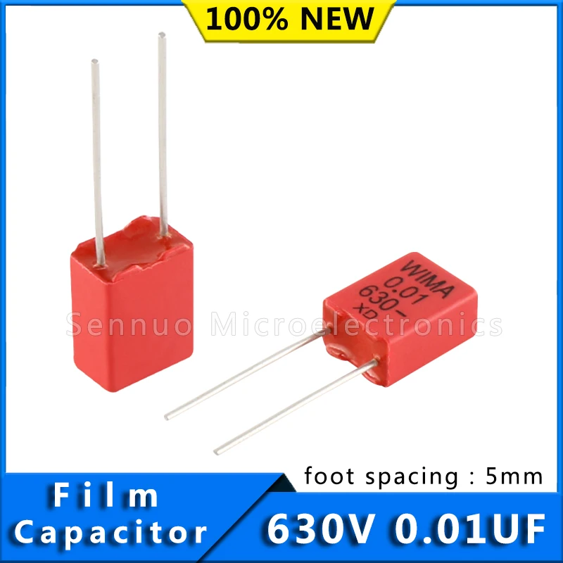 5/10pcs New German WIMA Film Capacitor MKP2 630V 0.01UF 630V 103 Pitch 5mm Audio Infinity Capacitor MKP2J021001E00KSSD
5/10pcs New German WIMA Film Capacitor MKP2 630V 0.01UF 630V 103 Pitch 5mm Audio Infinity Capacitor MKP2J021001E00KSSD