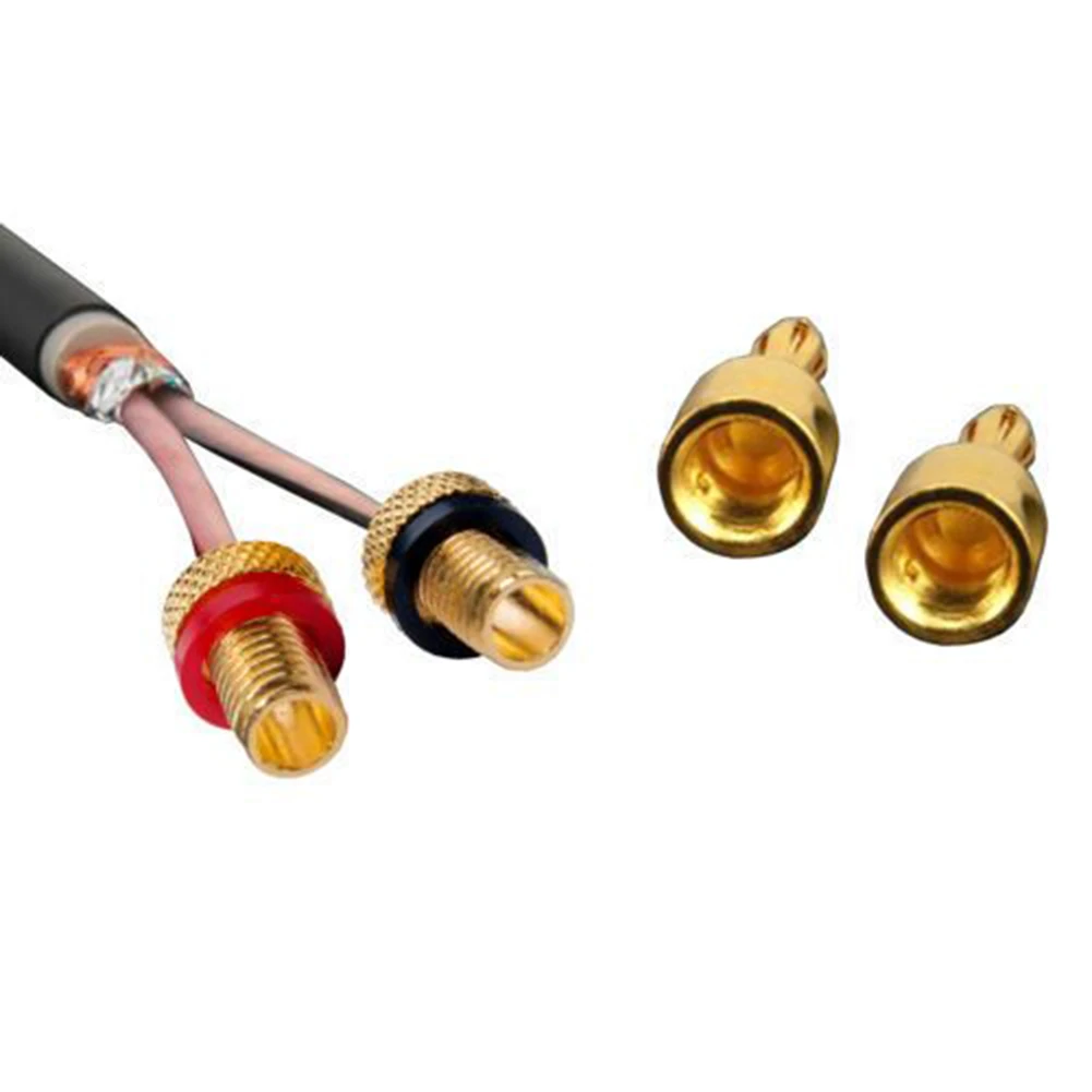 10/20pcs 4mm Banana Plugs Kit Gold Plated Musical Audio Speaker Cable Wire Connector Zinc Alloy Joint Banana Head Set
10/20pcs 4mm Banana Plugs Kit Gold Plated Musical Audio Speaker Cable Wire Connector Zinc Alloy Joint Banana Head Set
